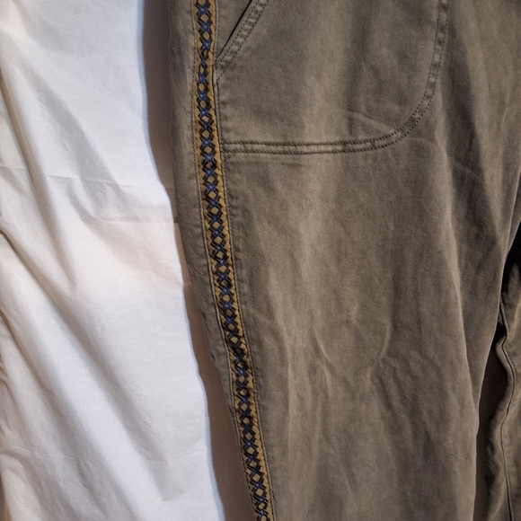 Torrid Olive Boho Embroidery Jeans - Picture 3 of 12